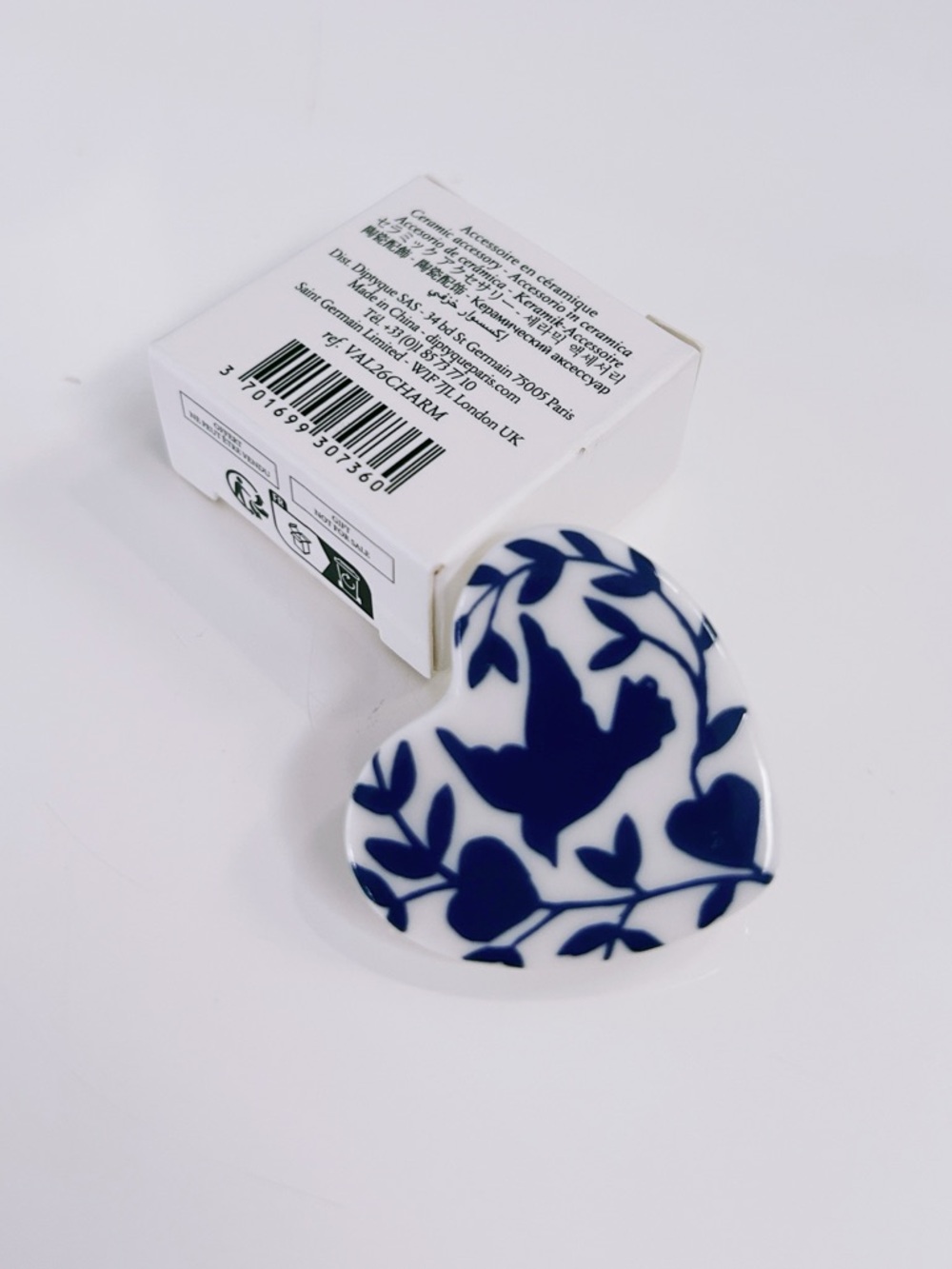 Diptyque limited Heart-Shaped brooch - Picture 3 of 4